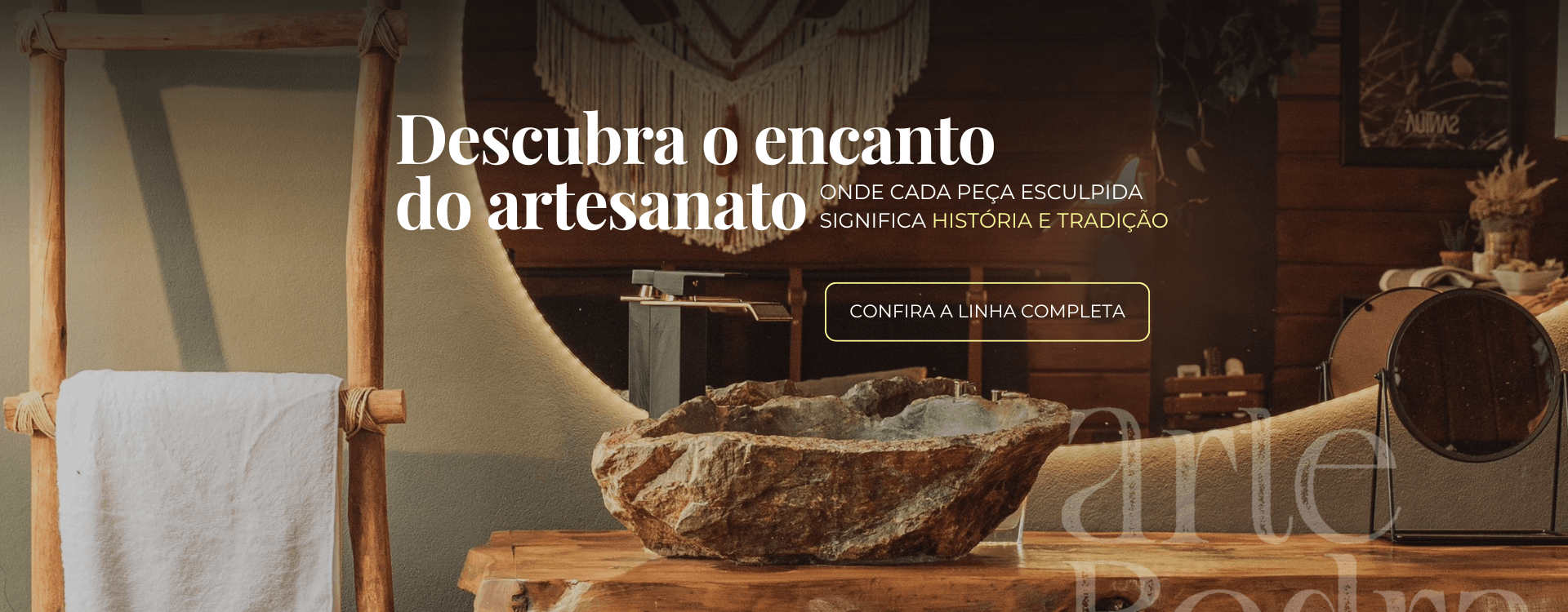 Arte Pedra: tradição e qualidade em pedra sabão